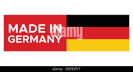 Made in Germany Stamp Label Stock Vector