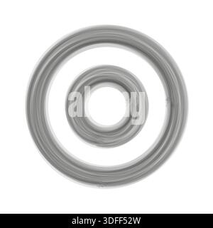 Grey circle ripple. Round sound wave. Soft ring Vector. Radial blur effect. EPS 10. Stock Vector