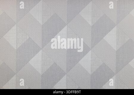 Modern Gray Geometric Wallcovering Pattern Background Stock Photo
