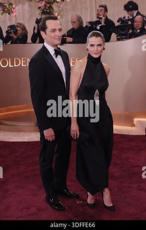 Matthew Rhys and Kerri Russell attend the 83rd annual Golden Globe