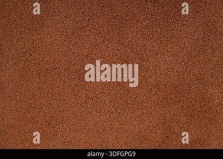 Brown Suede Fabric Textile Texture Background Stock Photo