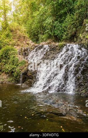 Scenic waterfall on the Chagres River in Panama Stock Photo