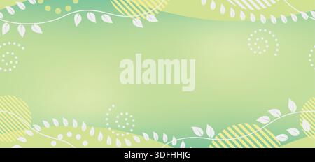 Seamless Abstract Springtime Background With Text Space, Vector Illustration. Horizontally Repeatable. Stock Vector