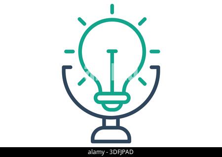 Podcasting icon. line icon style. icon related to vocal creativity. creativity elements vector illustration Stock Vector