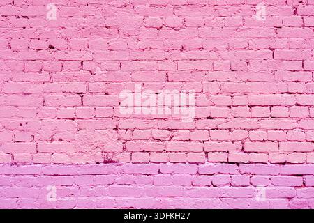 Old pink brick wall. Abstract interior background. Stock Photo