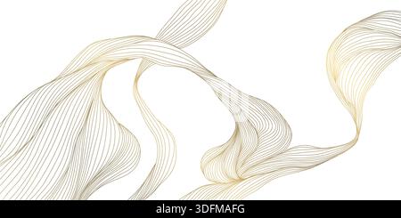 simple geometric leaf curves design logo vector Stock Vector Image ...