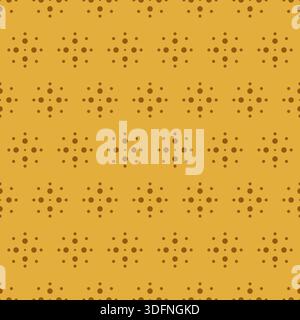 Dots Seamless Pattern Design Vector Stock Vector