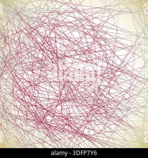 Abstract visual of intersecting lines in motion. Vector background Stock Vector