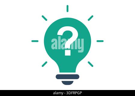 Curiosity icon. solid icon style. icon related to research. creativity elements vector illustration Stock Vector