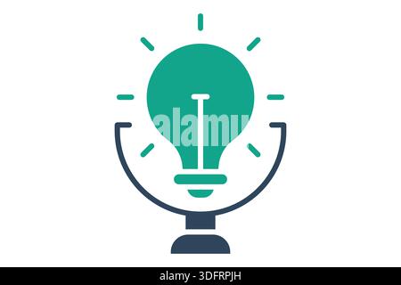 Podcasting icon. solid icon style. icon related to vocal creativity. creativity elements vector illustration Stock Vector