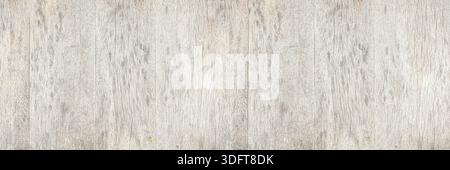 Weathered white wood planks creating natural texture for a background or surface Stock Photo