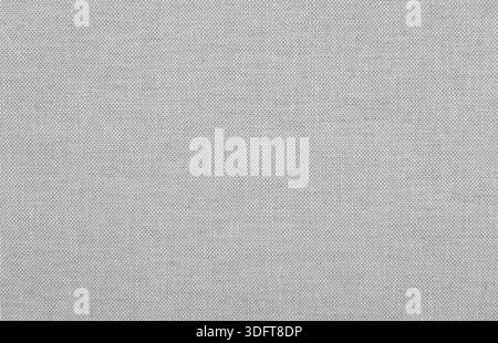Close-up showing gray linen weave pattern as a seamless cloth background Stock Photo