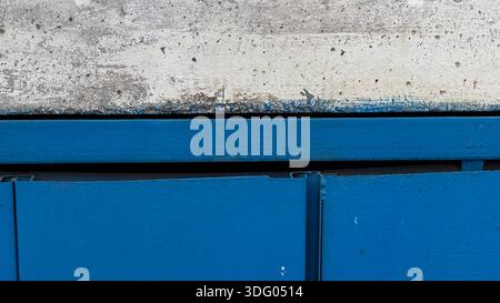 Textured Blue and Gray Surface with Industrial Appeal Stock Photo