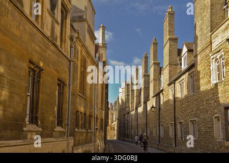 Cambridge Trinity Lane Stock Photo