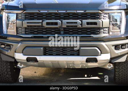 Ford Ranger Raptor Image Side View Ford Ranger Raptor pickup truck side view isolated on white background ...