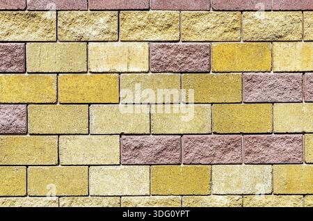 Solid stone wall as creative background texture Stock Photo