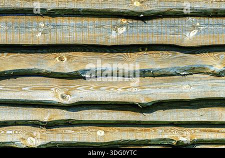 Wooden boards with natural patterns as background texture Stock Photo