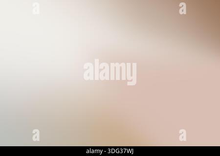 Smooth abstract gradient background in beige brown neutral tones Stock Photo