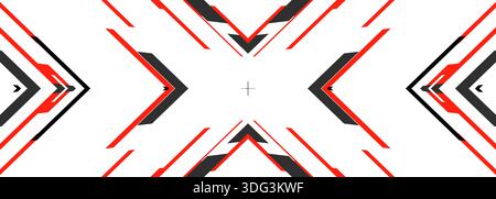 Cyberpunk target dashboard concept. Futuristic HUD for take aim. Gaming control interface screen. Vector illustration Stock Vector