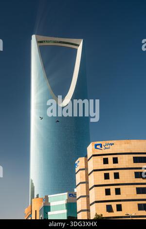 Riyadh, Saudi Arabia - January 1, 2026: Iconic The Kingdom Centre in ...