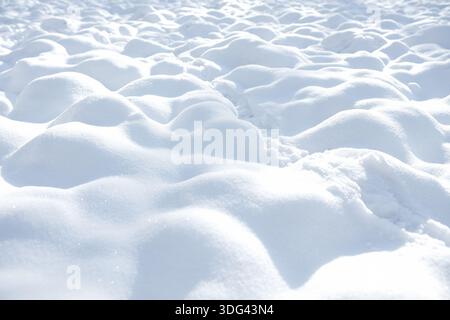 Abstract Winter background with   snowdrifts Stock Photo