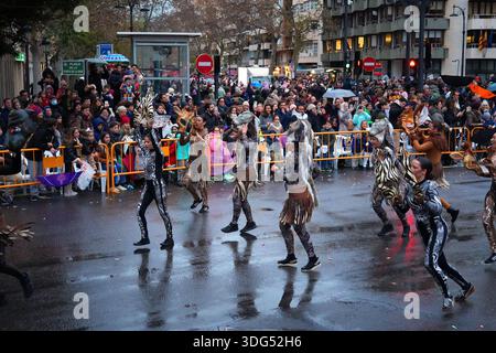 VALENCIA, SPAIN - JANUARY 5, 2026: Famous holiday event in Spain