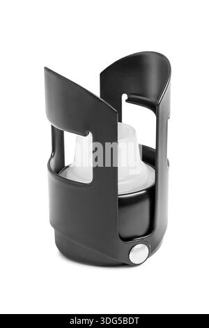 Black metal bottle stopper isolated on white background Stock Photo