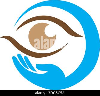 Eye Care vector logo design Pro Vector Stock Vector