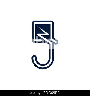 Versatile JQ QJ Monogram Logo for All Industries Stock Vector
