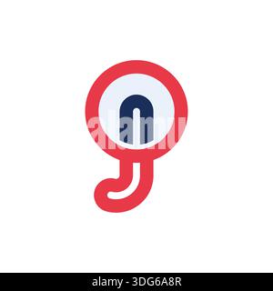 Versatile JQ QJ Monogram Logo for All Industries Stock Vector