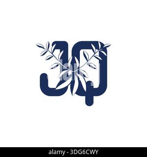 Versatile JQ QJ Monogram Logo for All Industries Stock Vector