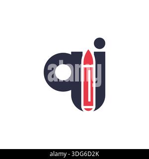 Versatile JQ QJ Monogram Logo for All Industries Stock Vector