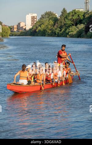 dock, Ferrara, Emilia-Romagna, Italy Stock Photo