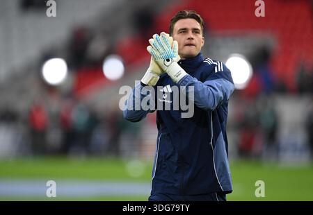 Goalkeeper Fernando Dickes (HSV Hamburg) Hamburg, October 4, 2026 ...