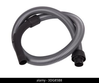 Vacuum cleaner pipe isolated on white background Stock Photo