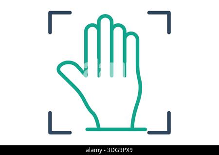 Handmade icon. line icon style. icon related to artisanal work. creativity elements vector illustration Stock Vector