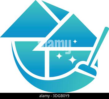 House cleaning icon design template vector Stock Vector