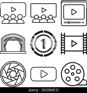 A digital interface displays stock image management options, including upload, licensing, and submission status Stock Vector