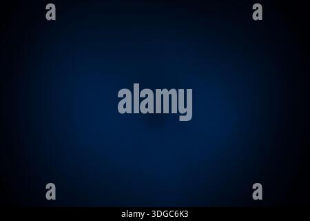 Smooth dark blue gradient background with subtle glowing effect, ideal for presentations, banners, or modern designs. Stock Photo