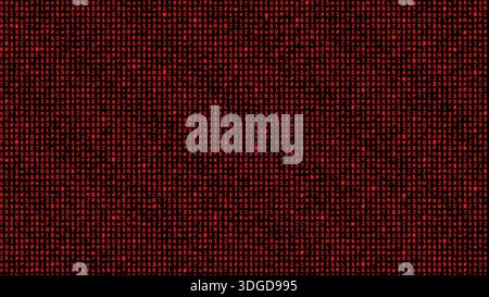 Encrypted Data Stream Visualization Stock Photo