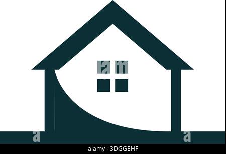 Home icon. House. Real estate. Property market Vector icon isolated on white background Stock Vector