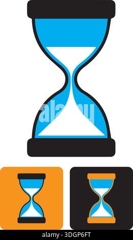 time measurement instrument ancient, vector illustration Hourglass icon vector flat style illustration Pro Vector Stock Vector