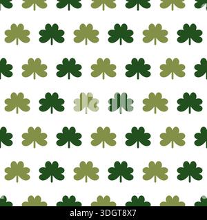 Leaf Simple Seamless Pattern Design. Nature Background Design Stock Vector