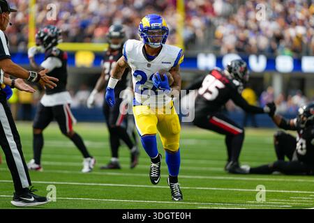 Los Angeles Rams running back Kyren Williams (23) in action during an ...