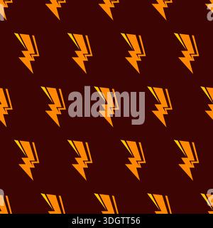 Lightning seamless pattern vector illustration. Bolt Background vector Stock Vector
