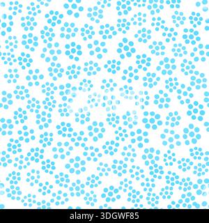 Blue abstract background with groups of spots Stock Vector