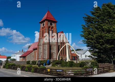 Christ Church Cathedral, Stanley, Falkland Islands. Stock Photo