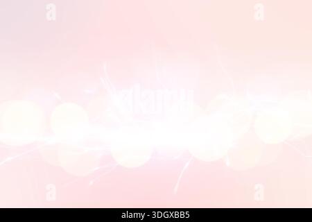 Abstract background of light blue shades with glare bokeh effect. Stock Photo