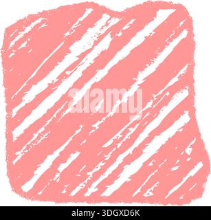 Wavy Chalk Rectangle Frame Sketch Stock Vector