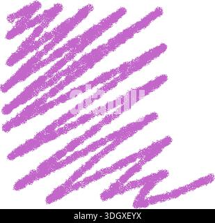 Handdrawn Purple Crayon Quote Frame Sketch Stock Vector